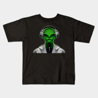 Hip hop Alien - Humanized Kids T-Shirt